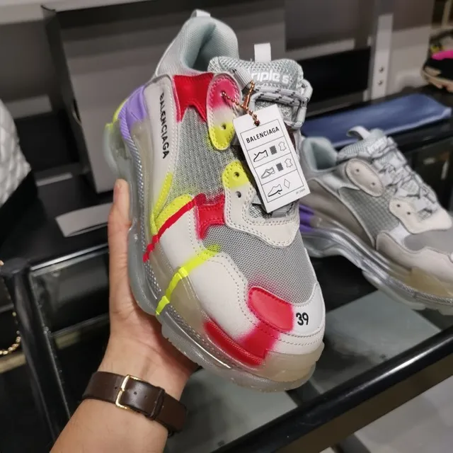 Balenciaga Triple S Multicolor Chunky Sneakers 2