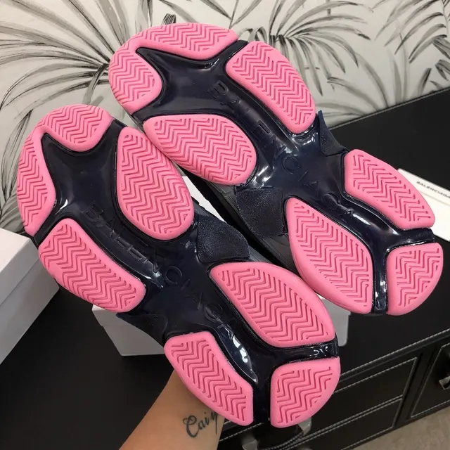 Balenciaga Triple S zapatillas chunky morado gris rosa 3
