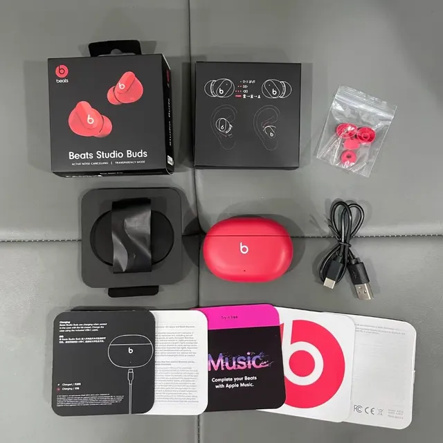 Beats Studio Buds Noir Rouge Blanc TWS Écouteurs 2