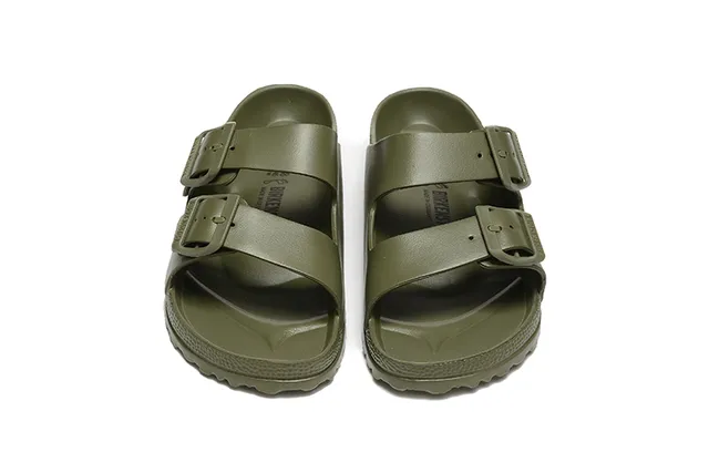 Birkenstock Arizona كلوج أخضر عسكري 3