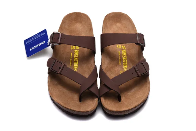 Birkenstock Arizona Sandálias Casual de Couro Marrom 3