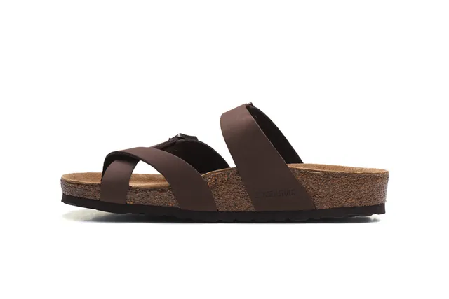 Birkenstock Arizona Sandálias Casual de Couro Marrom 4