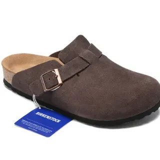 Birkenstock Arizona Brown Suede Clog