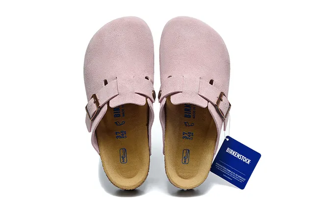 Birkenstock Arizona Dusty Pink Suede Clog 2