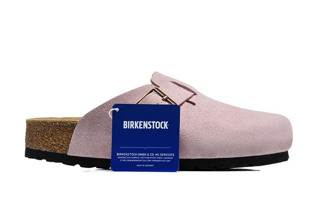 Birkenstock Arizona Dusty Pink Suede Clog 6