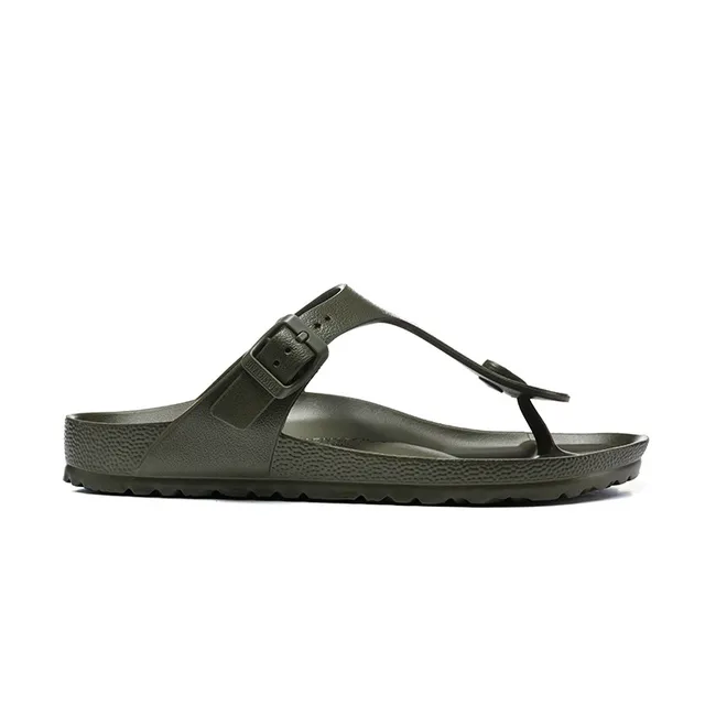 Birkenstock Arizona जैतूनी हरा रंग की कैजुअल सैंडल्स 3
