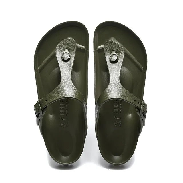 Birkenstock Arizona जैतूनी हरा रंग की कैजुअल सैंडल्स 7