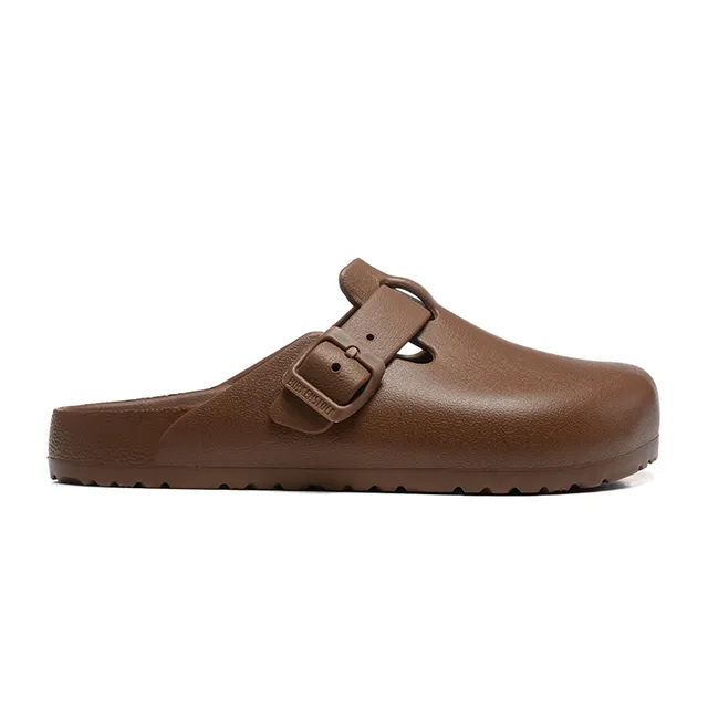 Birkenstock Boston Brown Molded EVA-Like Sole Single Adjustable Buckle Strap Clog 3