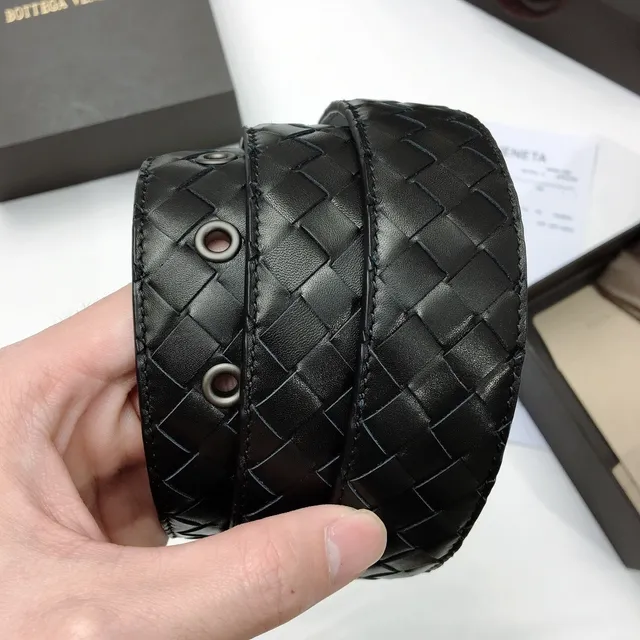 Bottega Veneta Intrecciato Ceinture en cuir tissé 2