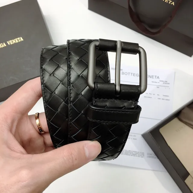 Bottega Veneta Intrecciato Ceinture en cuir tissé 3