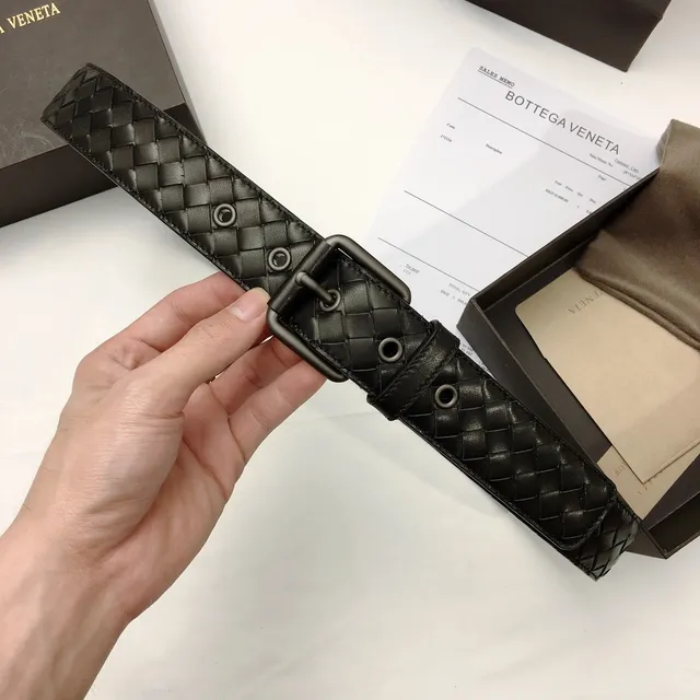 Bottega Veneta Intrecciato Ceinture en cuir tissé 5