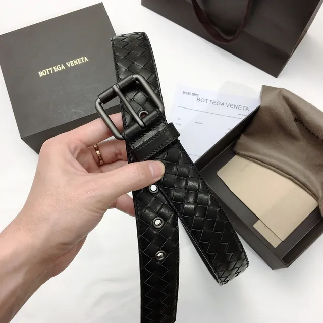 Bottega Veneta Intrecciato Ceinture en cuir tissé 6