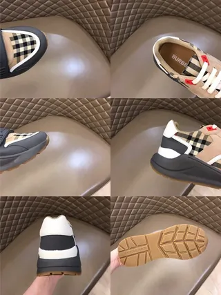 Burberry Knight खदरी पैटर्न चंकी स्नीकर 2