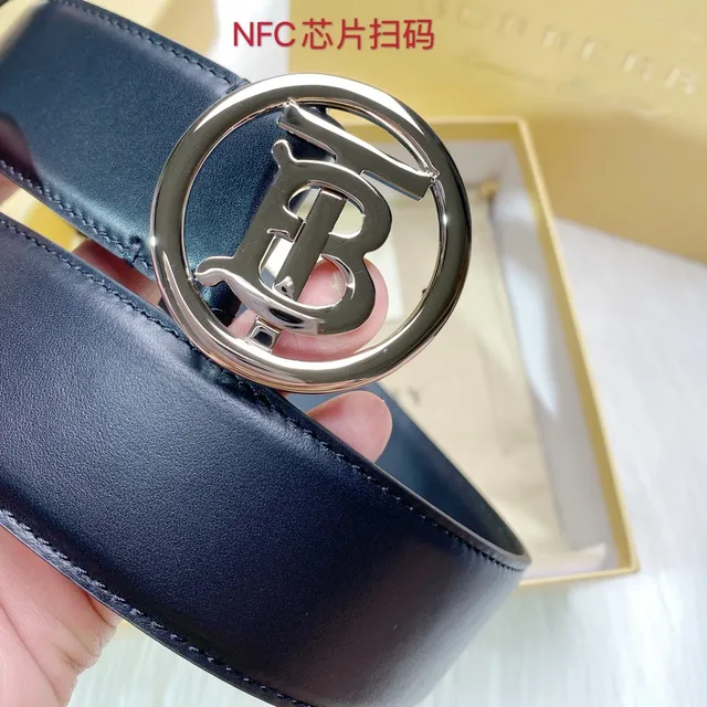 Burberry TB Belt Ceinture en cuir noir 3