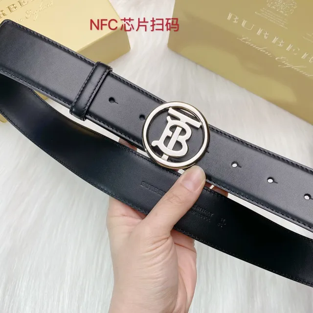 Burberry TB Belt Ceinture en cuir noir 5