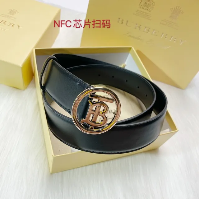 Burberry TB Belt Ceinture en cuir noir 8