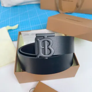 Burberry Thomas Burberry Monogram Belt Negro Cuero Belt