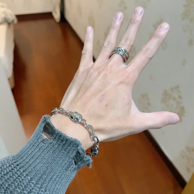 Bvlgari Serpenti Twin Serpent Head Silver-Tone Bracelet 8