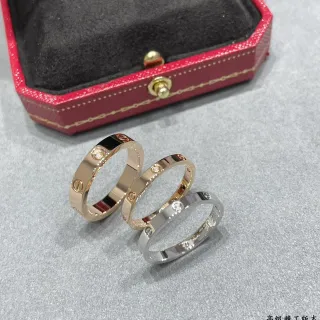 Cartier Juste un Clou ذهبي فضي نقش مسمار bezel-set حجر دائري خاتم