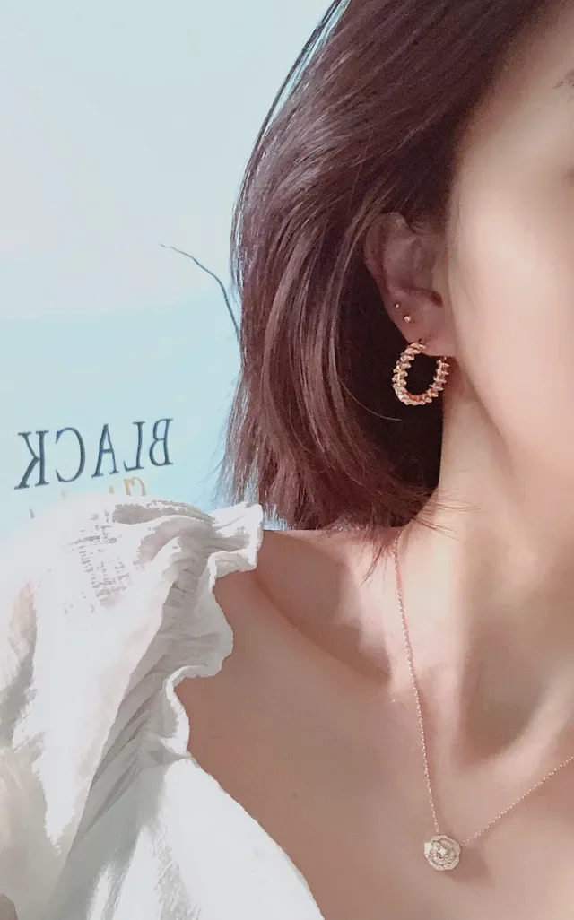 Cartier Juste un Clou Gold Silver Spiked Hoop Conical Studs Earrings 2