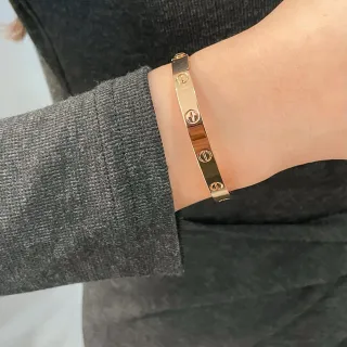 Cartier Love Bracelet سوارة ذهبية سوارة صلبة للرسغ