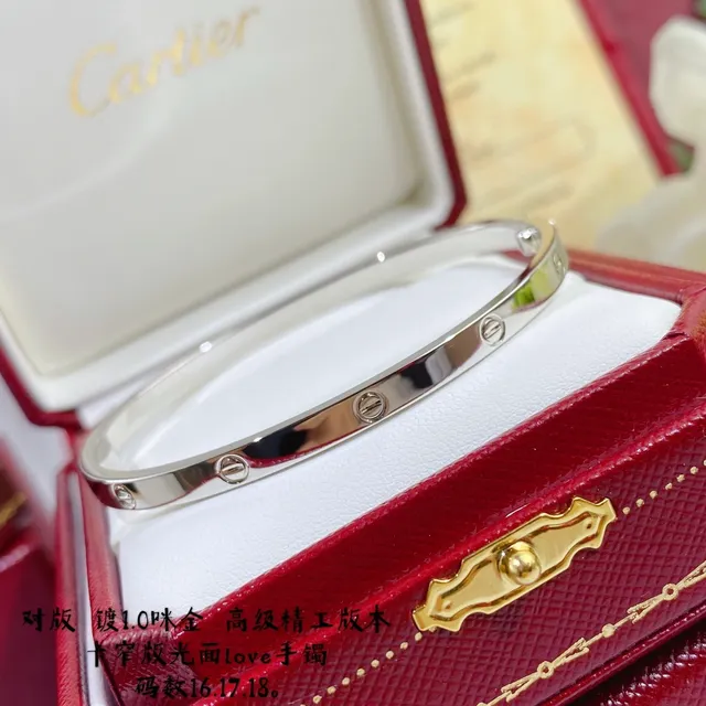 Cartier Love Bracelet pulseira rígida de ouro bicolor 6