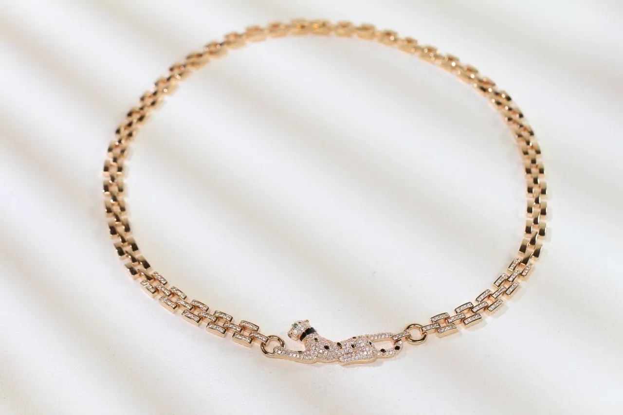 Cartier Panthère Pavé Diamond Panther Necklace 2