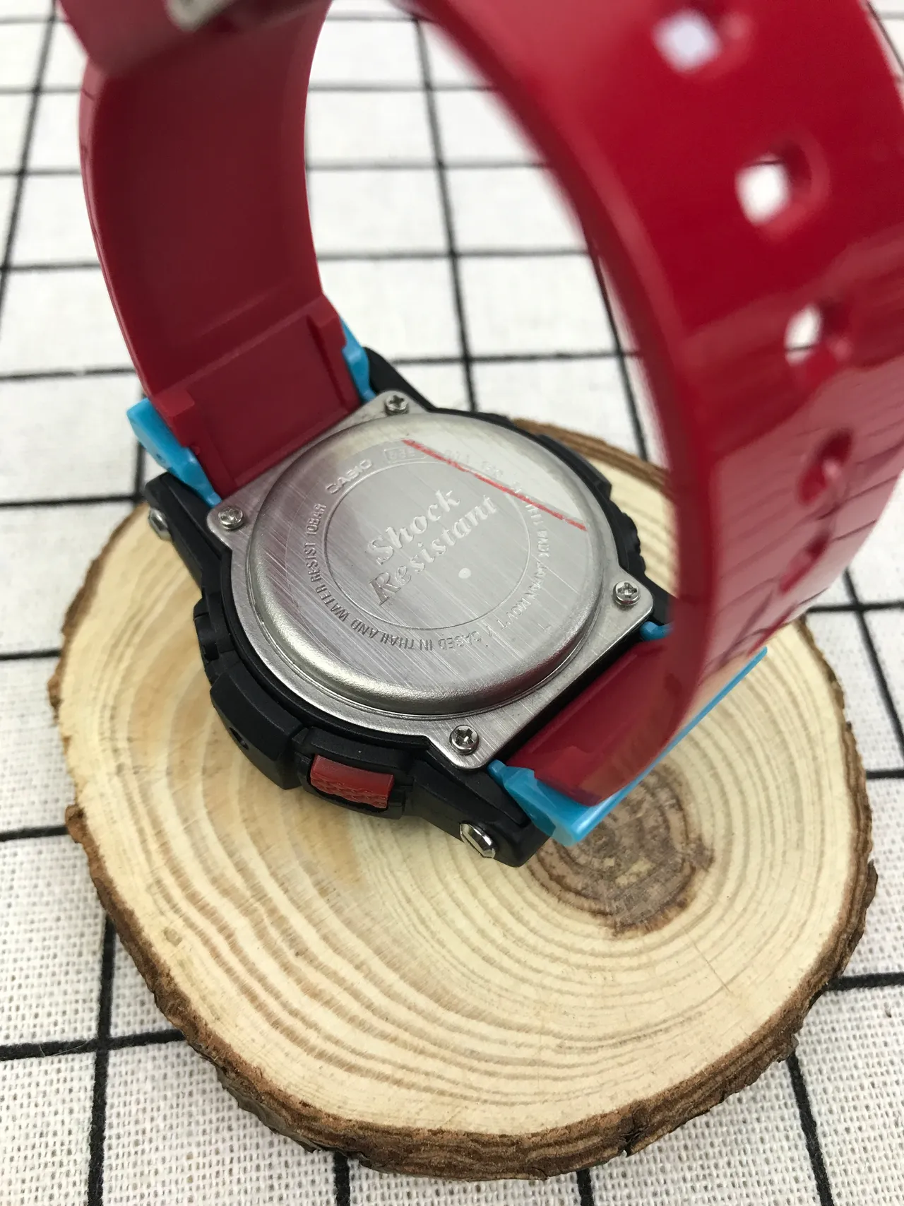 Casio Baby-G स्पोर्ट्स घड़ी काला लाल नीला रग्ड एनालॉग-डिजिटल घड़ी 2
