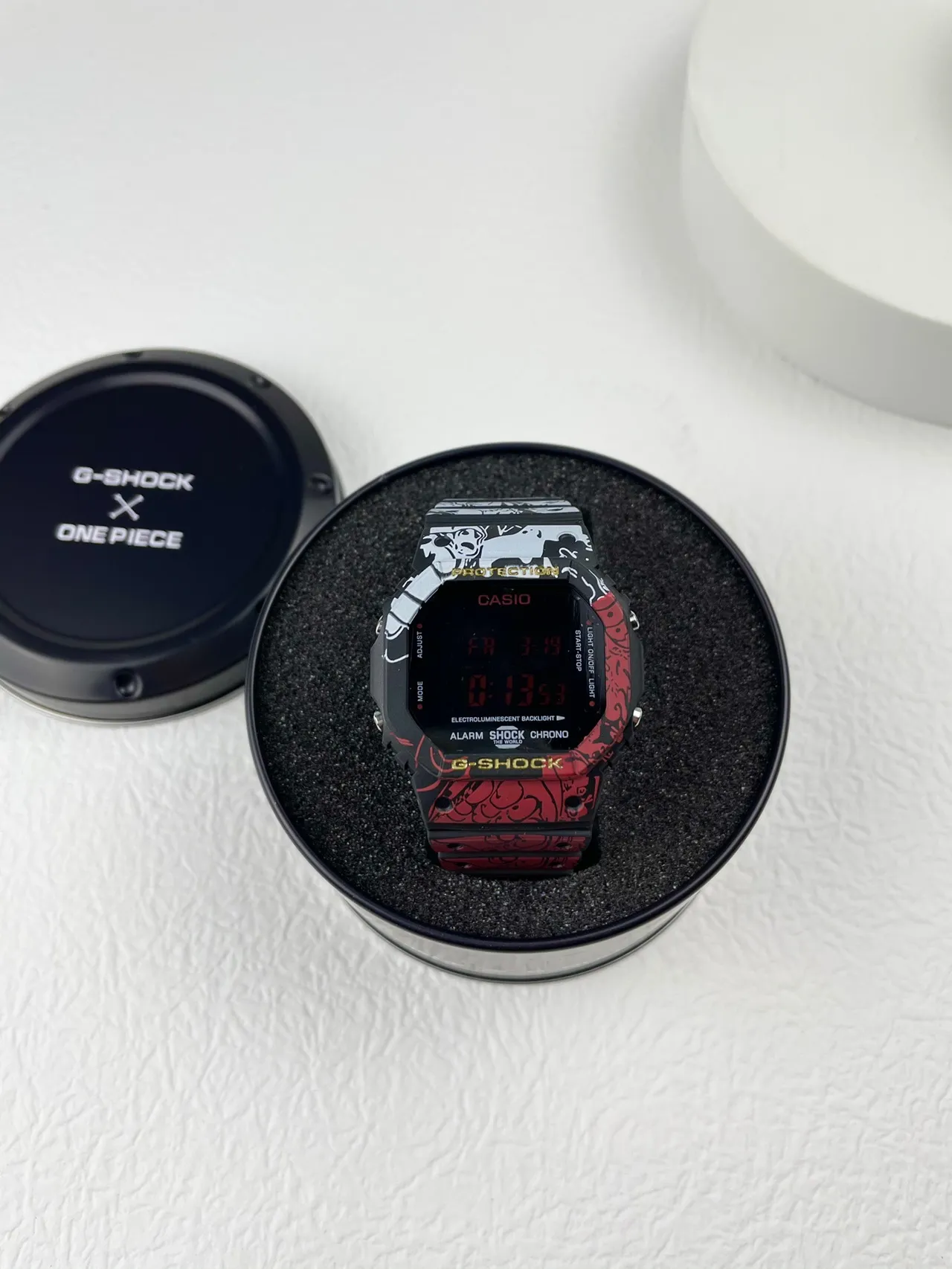 Casio G-Shock DW-5600 Black Red White Graphic Print Sports Watch 7