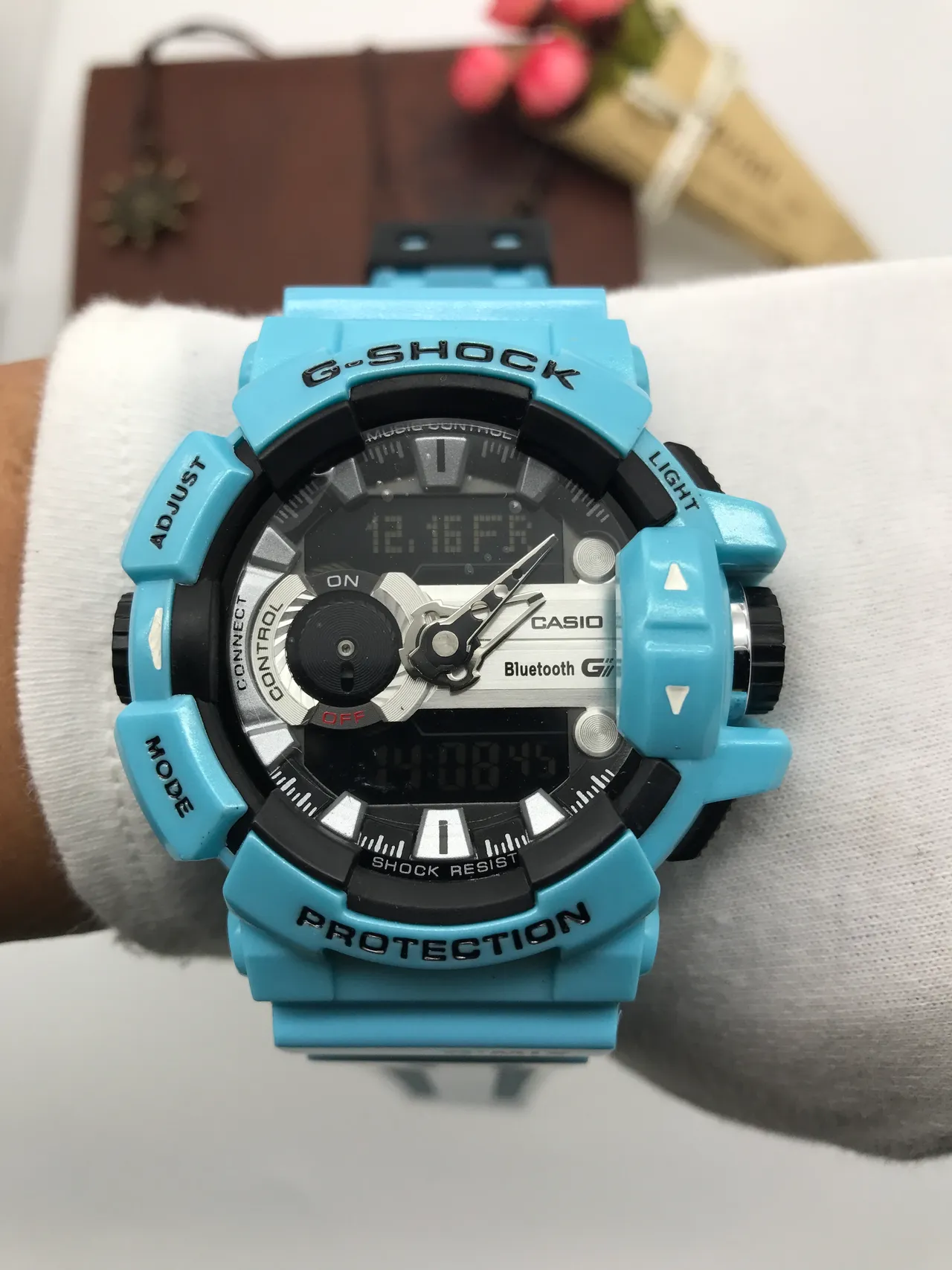 Casio G-Shock G-MIX हल्का नीला खेल का घड़ी 3