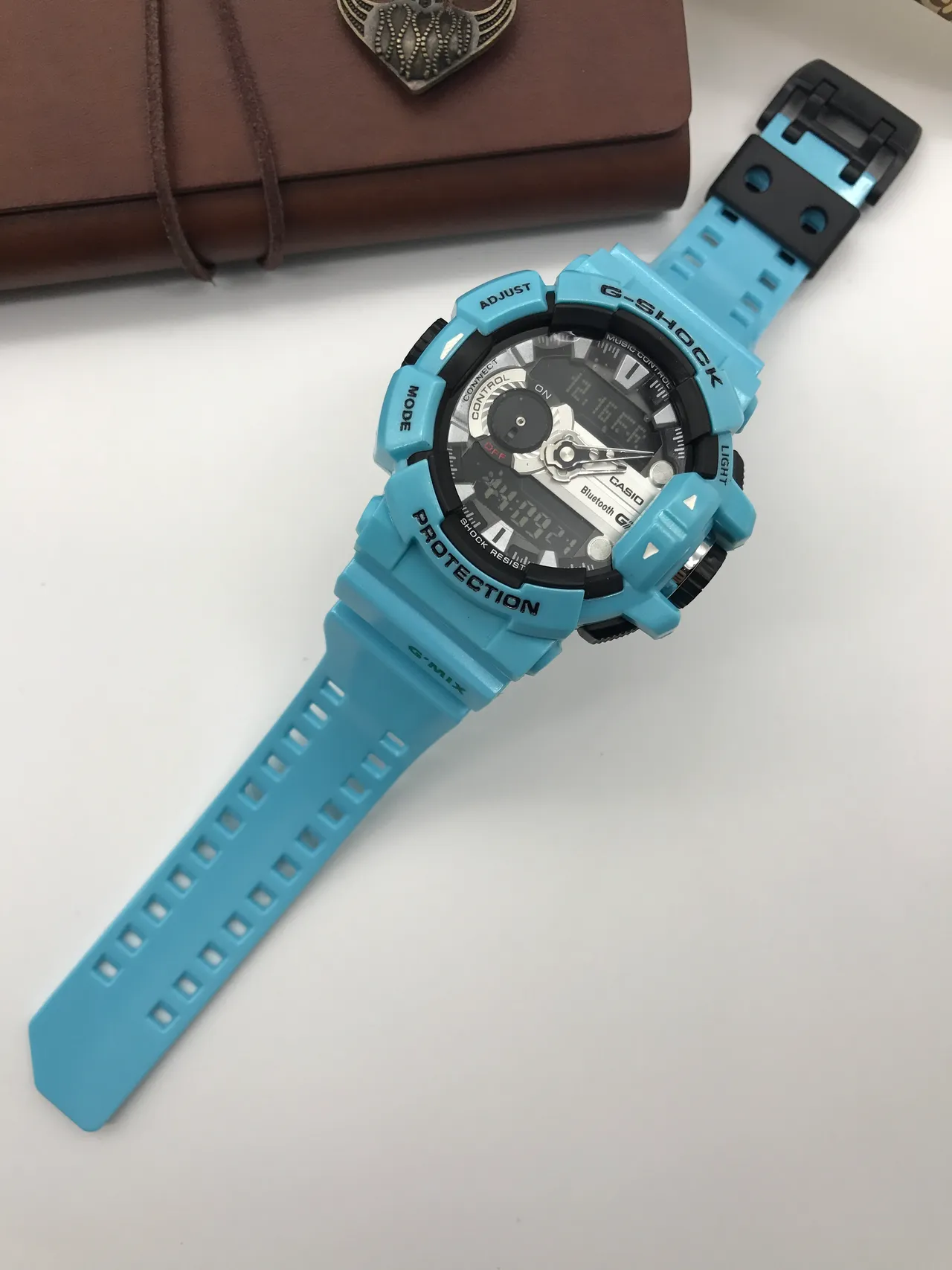 Casio G-Shock G-MIX हल्का नीला खेल का घड़ी 5