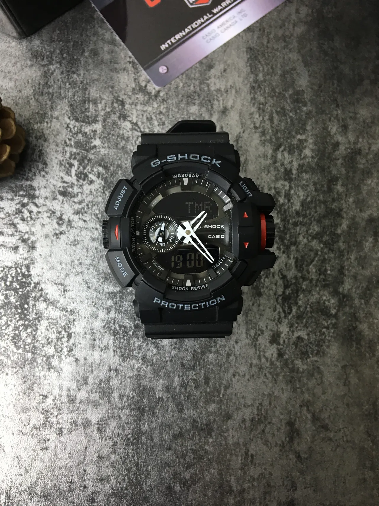 Casio G-Shock GA-100 Negro Rojo Robusto Analógico-Digital Correa de Resina Reloj 2
