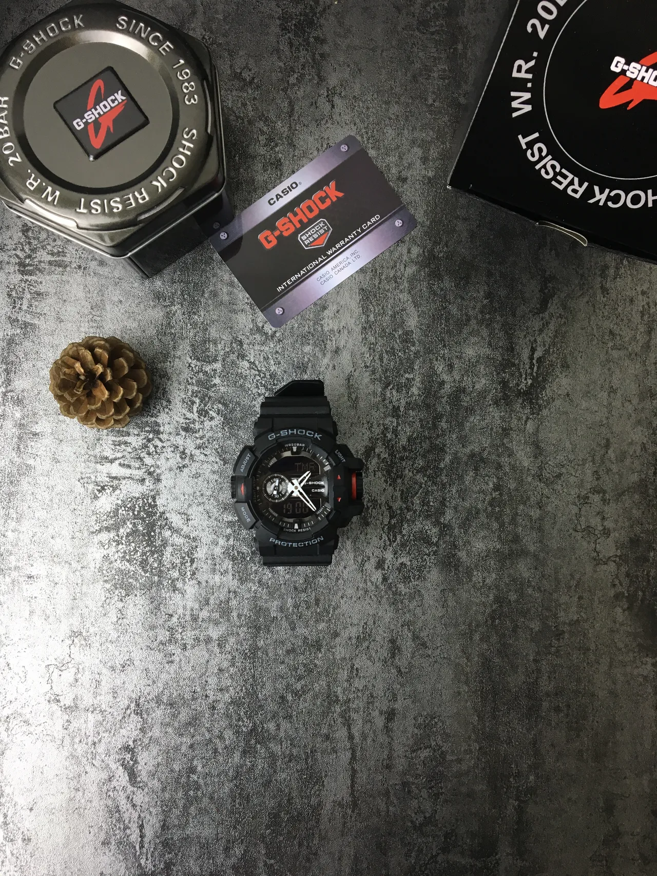 Casio G-Shock GA-100 Negro Rojo Robusto Analógico-Digital Correa de Resina Reloj 3