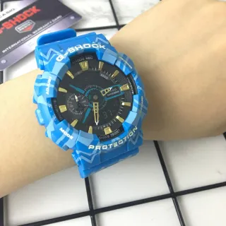Casio G-Shock GA-100 Blue Camo Sports Watch