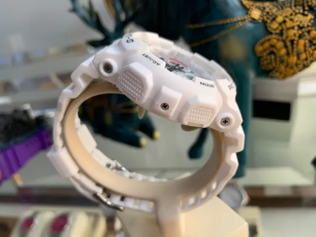 Casio G-Shock GA-100 Blanc Analogique-Numérique Montre Sportive 4