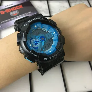 Casio G-Shock GA-110 Blue and Black Sports Watch