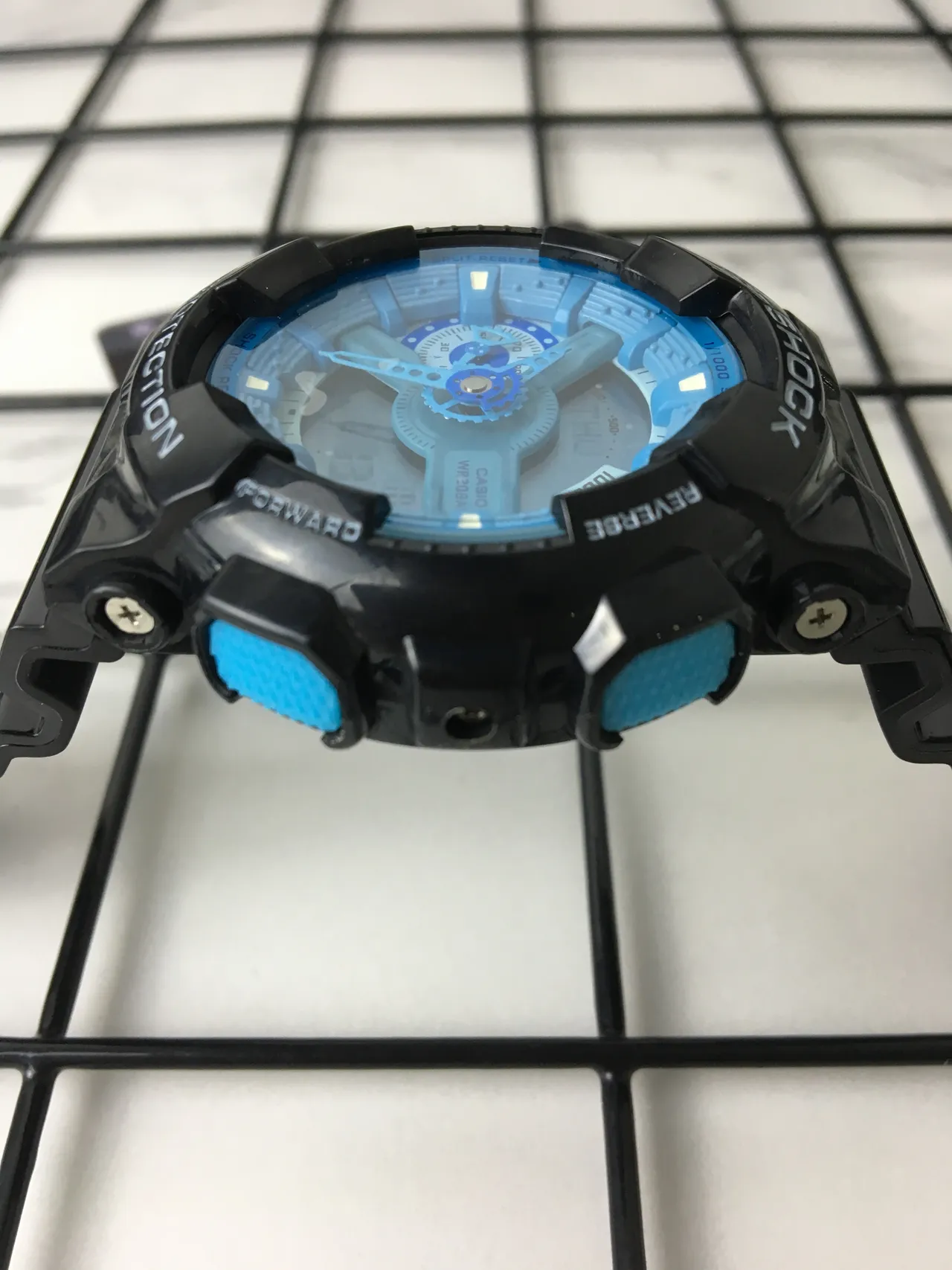 Casio G-Shock GA-110 Blue and Black Sports Watch 4
