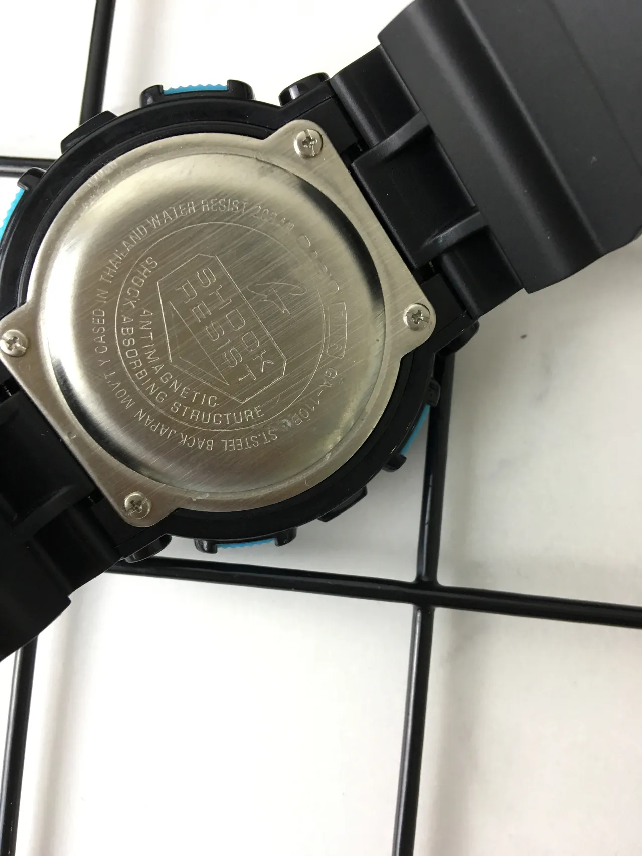 Casio G-Shock GA-110 Blue and Black Sports Watch 5