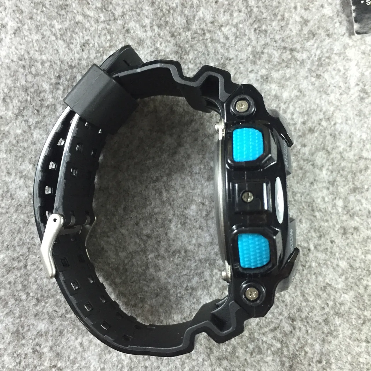 Casio G-Shock GA-110 Blue and Black Sports Watch 9