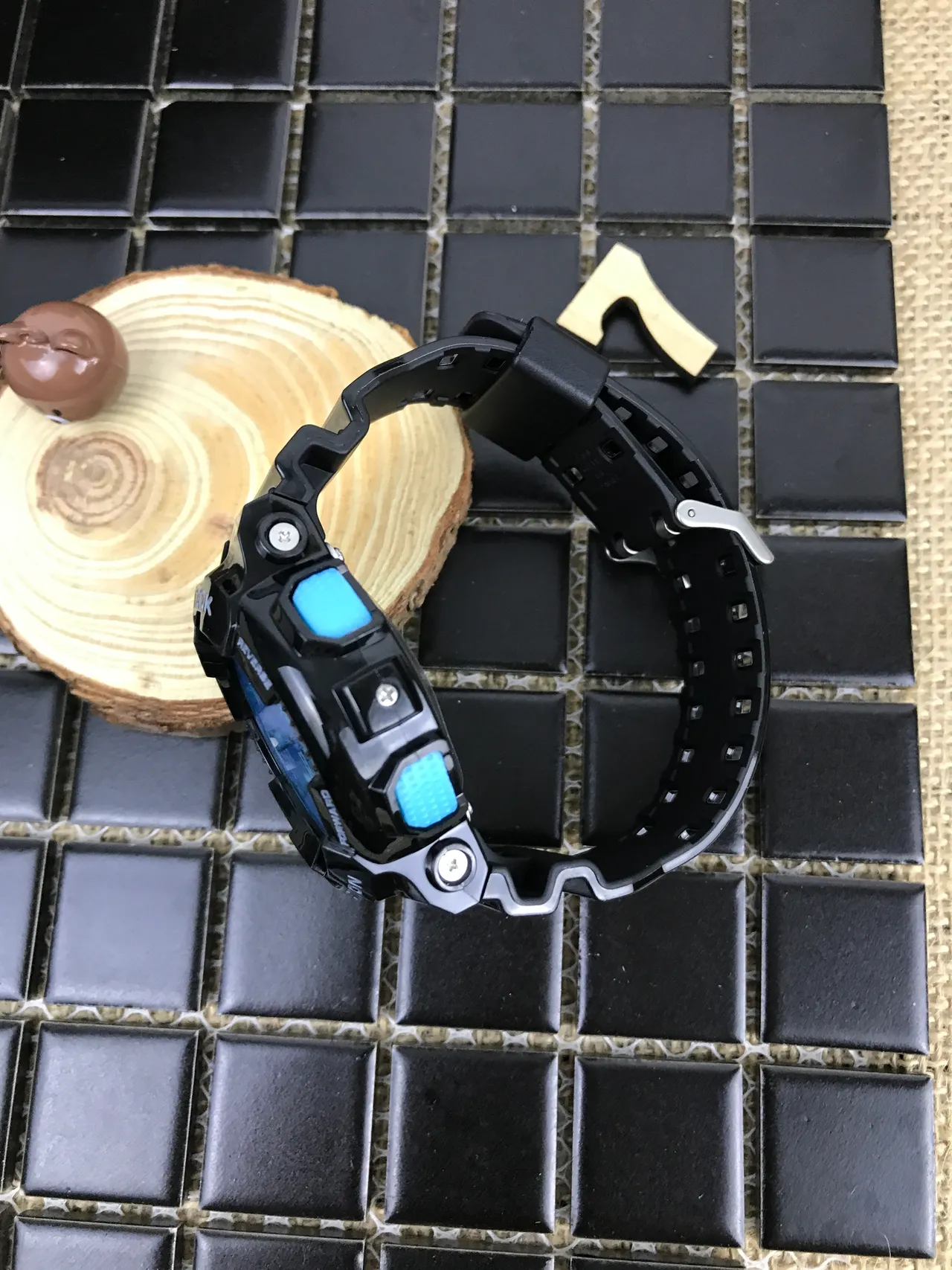 Casio G-Shock GA-110 Blue and Black Sports Watch 14