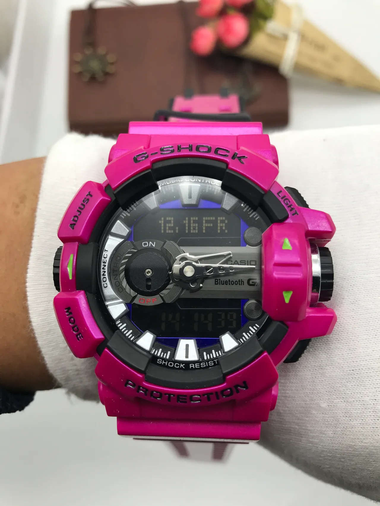 Casio G-Shock GA-2100 ساعة رياضية وردية 5