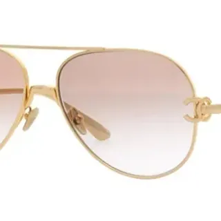 Chanel Aviator Gradient Pink Sunglasses