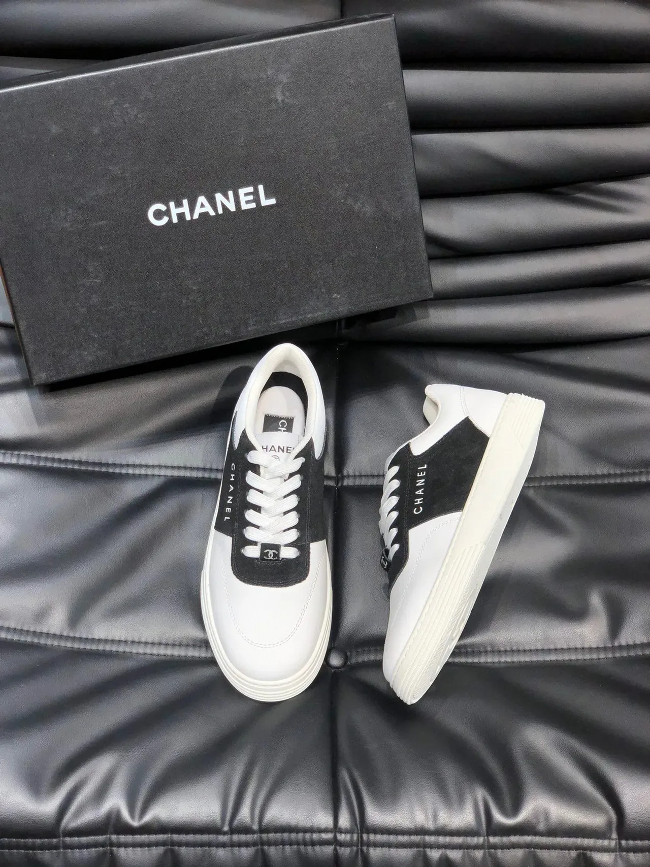 Chanel 休闲鞋 白黑 低帮 双色 生活鞋 3