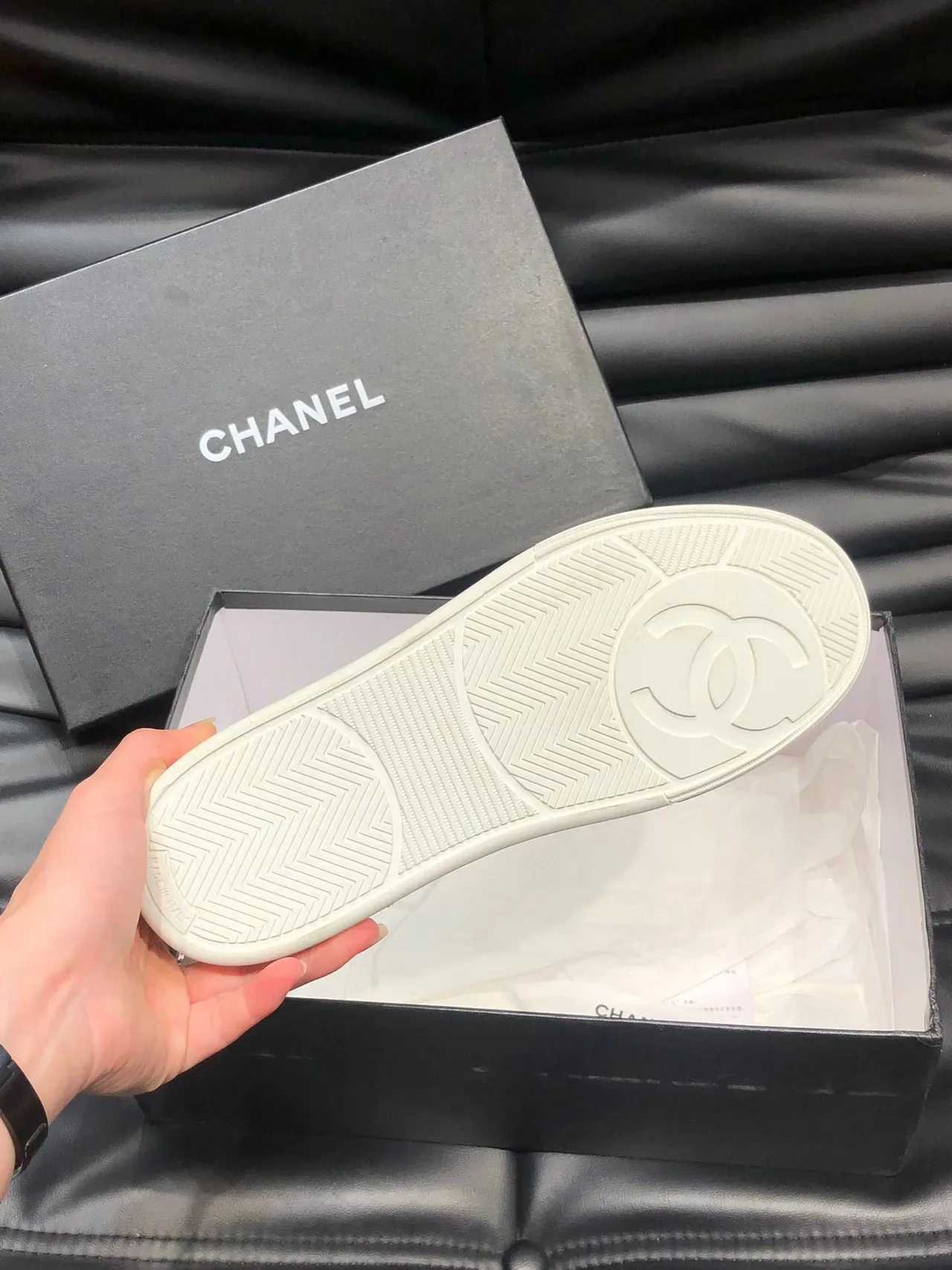 Chanel 休闲鞋 白黑 低帮 双色 生活鞋 5