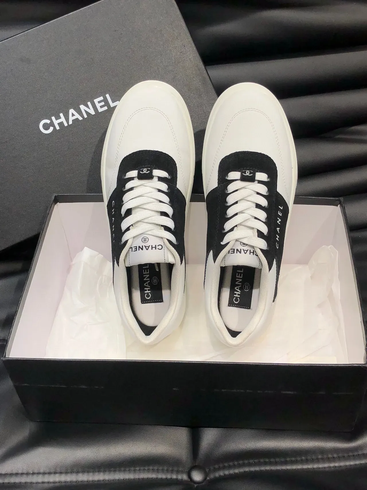 Chanel 休闲鞋 白黑 低帮 双色 生活鞋 6