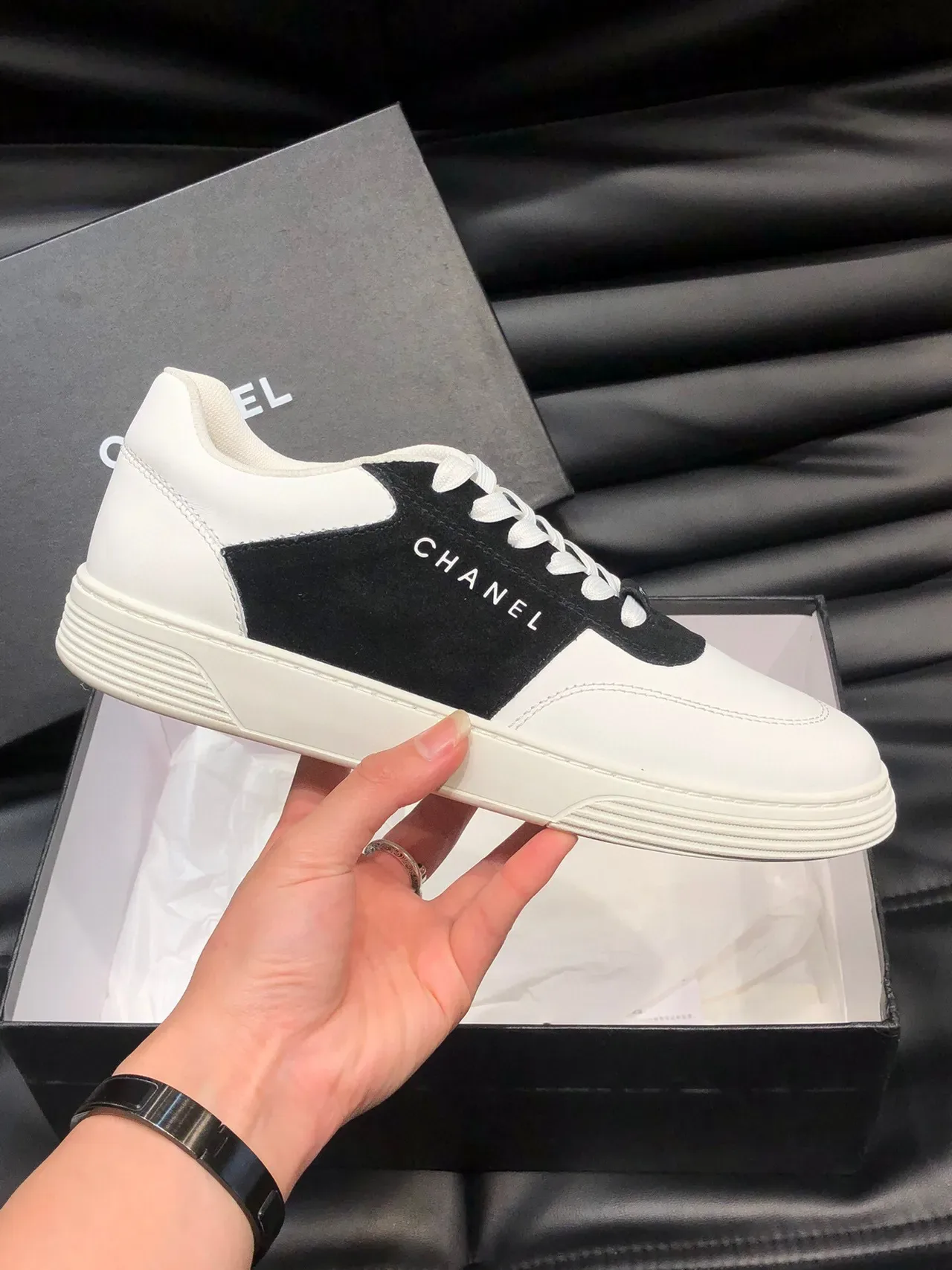 Chanel 休闲鞋 白黑 低帮 双色 生活鞋 7