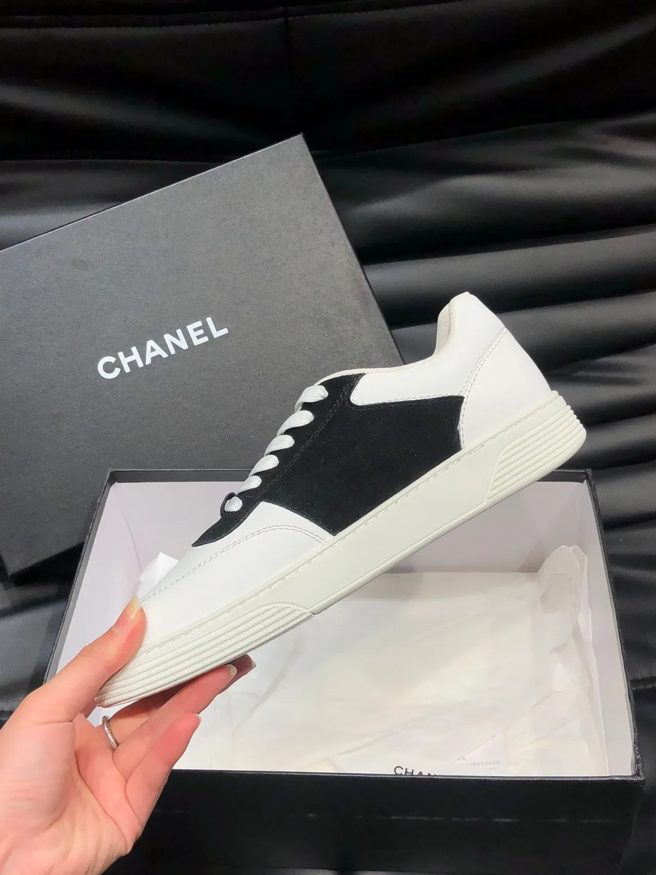 Chanel 休闲鞋 白黑 低帮 双色 生活鞋 8