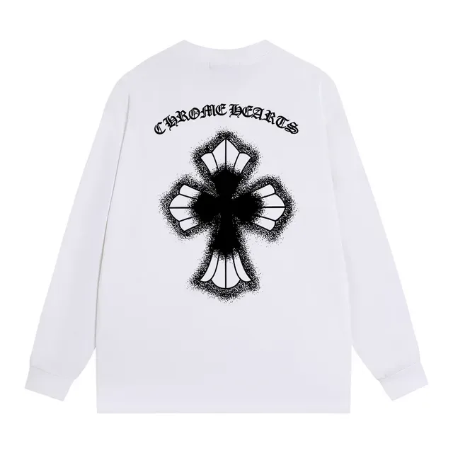 Chrome Hearts Cross Graphic Black Long-Sleeve T-Shirt 7