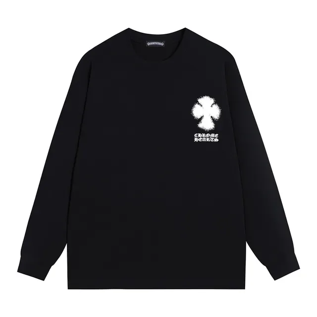 Chrome Hearts Cross Graphic Black Long-Sleeve T-Shirt 10