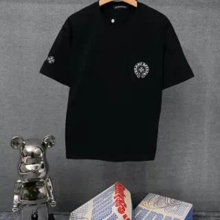 Chrome Hearts Embroidered Pocket Tee Black T-Shirt